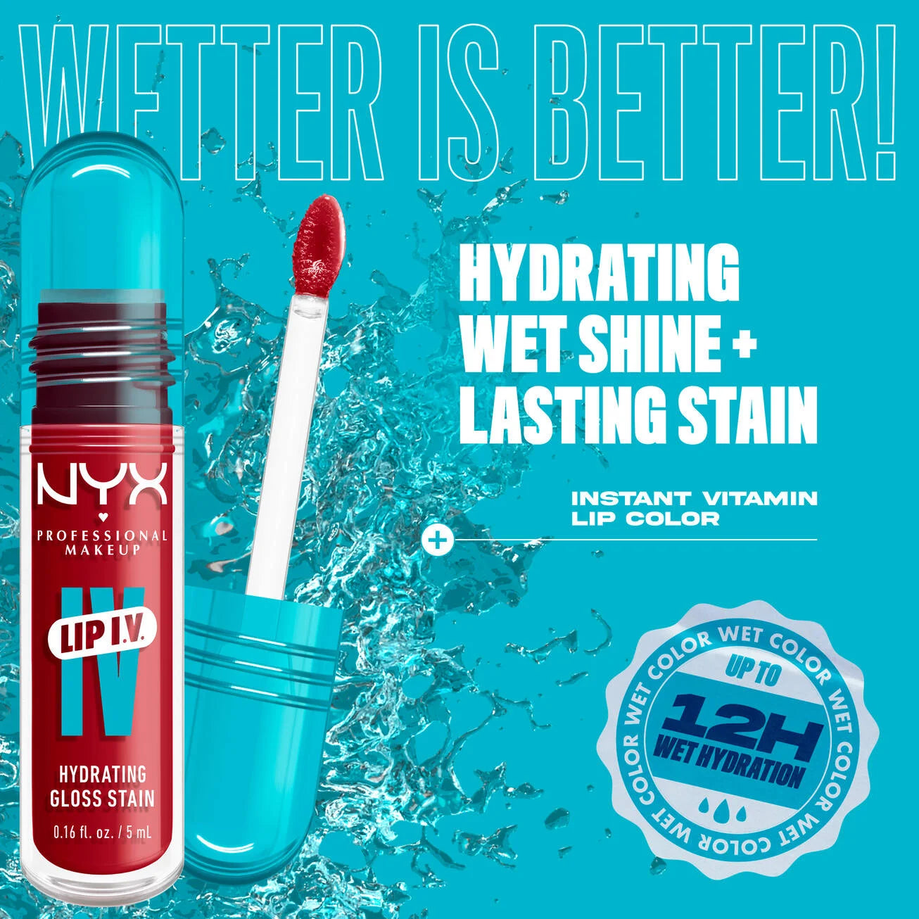 NYX Hydrating Gloss Serum 11 Red 5ml