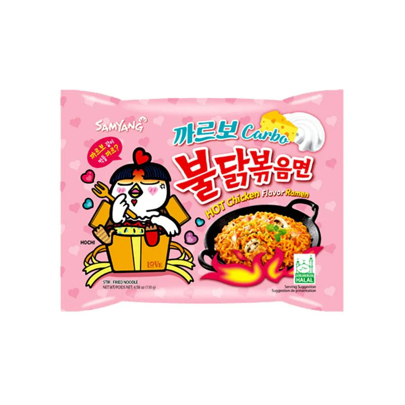 Samyang - Buldak Carbo Ramen Hot Chicken Flavor Carbonara - 130g