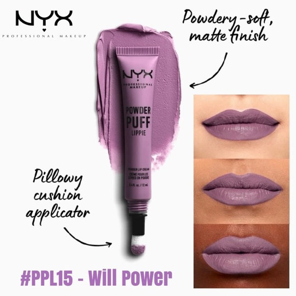 NYX Powder Puff Lippie PPL15 Will Power 12ml