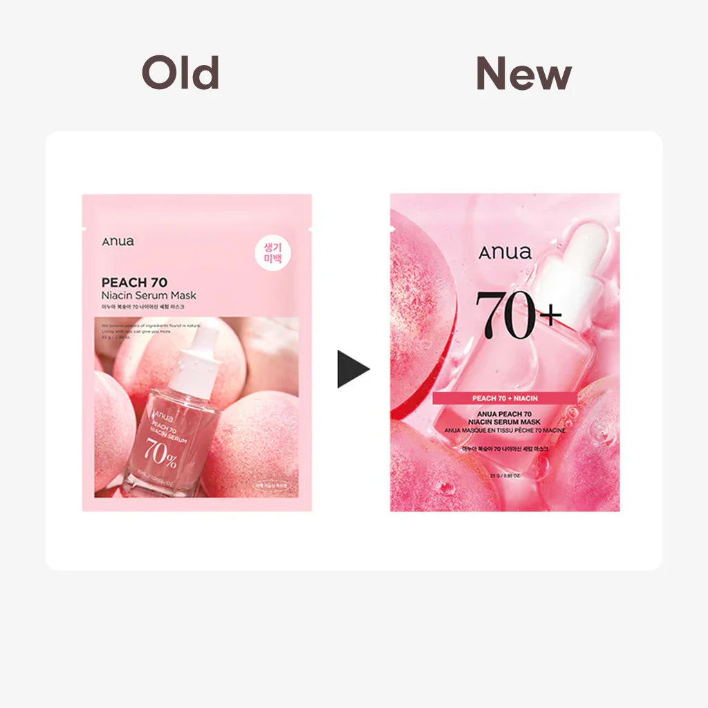 Anua Peach 70 Niacinamide Serum Mask (Single Sheet)